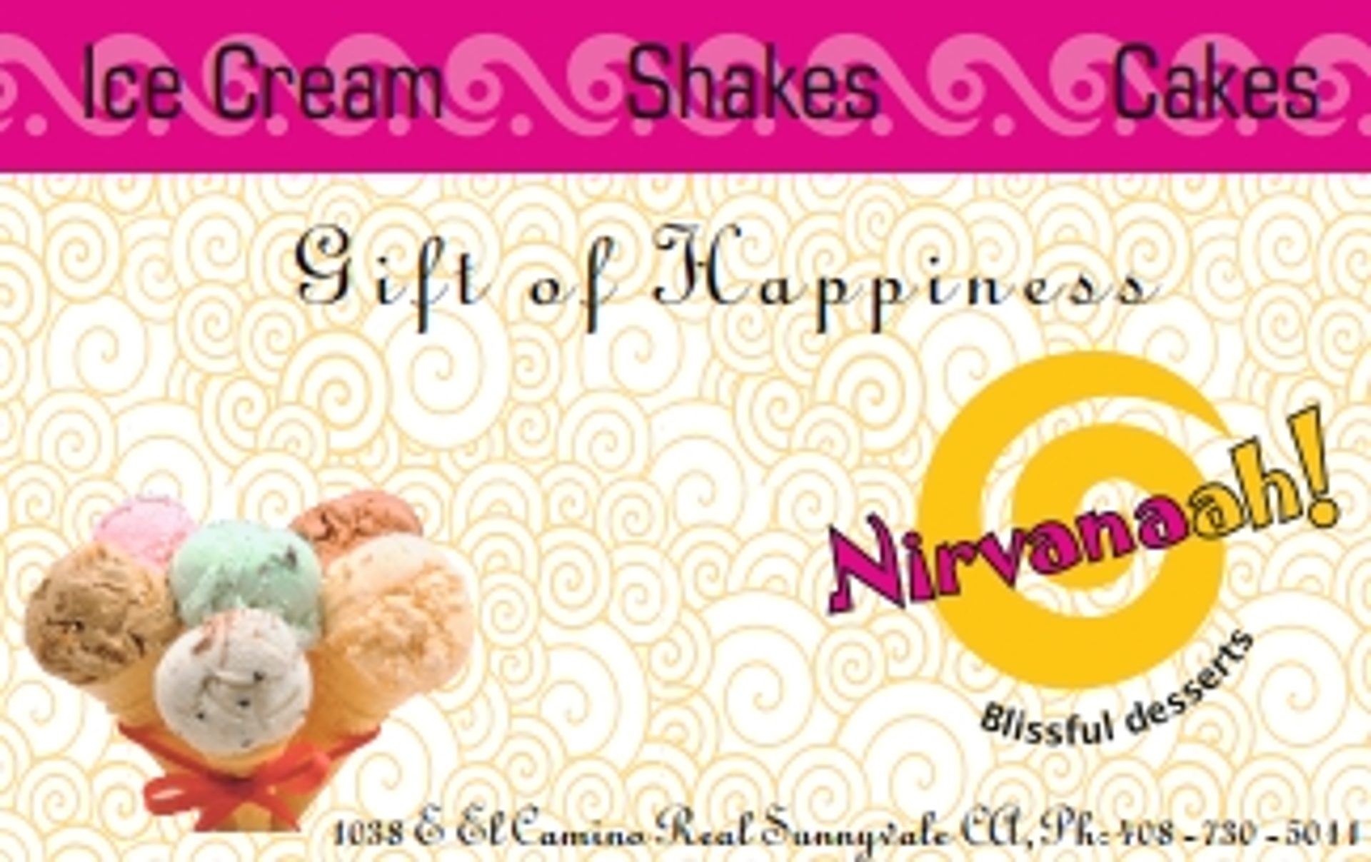 A gift of happiness, scooped fresh
